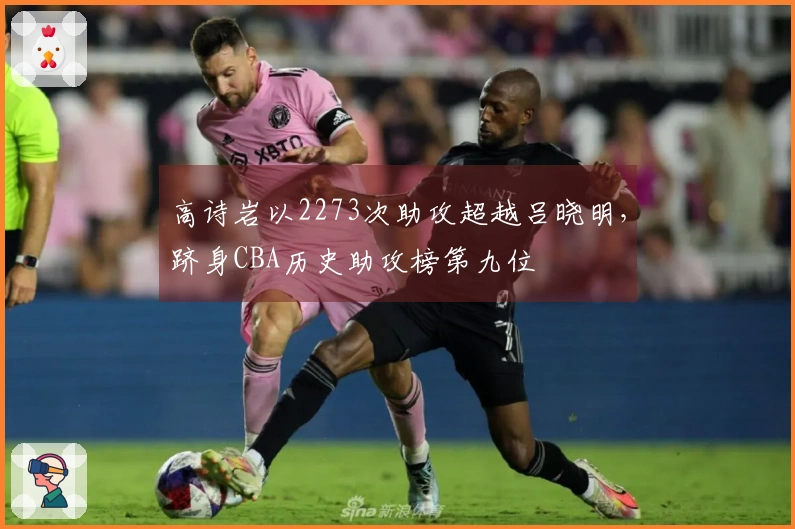 高诗岩以2273次助攻超越吕晓明，跻身CBA历史助攻榜第九位